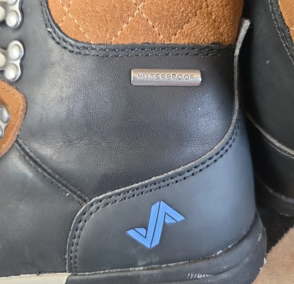 Voyager Black and Brown Hiking Boots